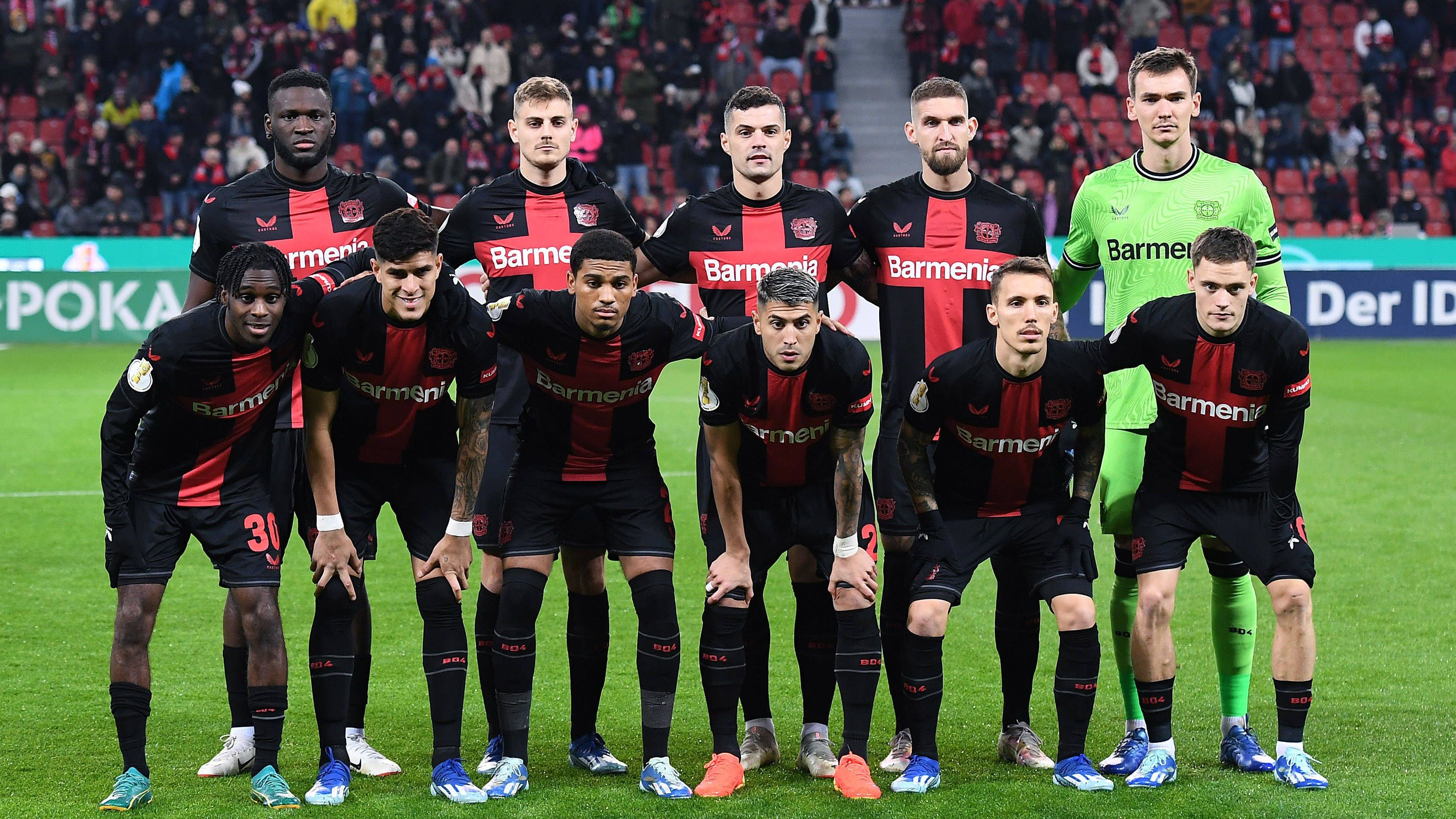 <strong>1. Platz: Bayer 04 Leverkusen</strong> <br>Der Bundesliga-Spitzenreiter ist in der aktuellen Saison in allen Wettbewerben unbesiegt und steht damit auch hier auf dem ersten Platz (20 Siege, drei Unentschieden, null Niederlagen).