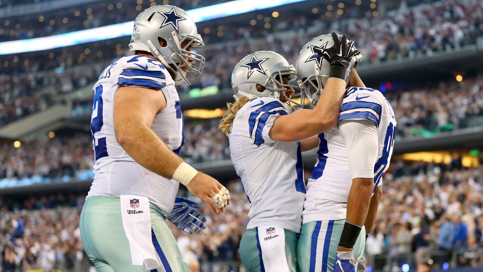 <strong>Platz 4 (geteilt): Dallas Cowboys</strong><br>
                Playoff-Spiele: 67<br>Playoff-Siege: 36