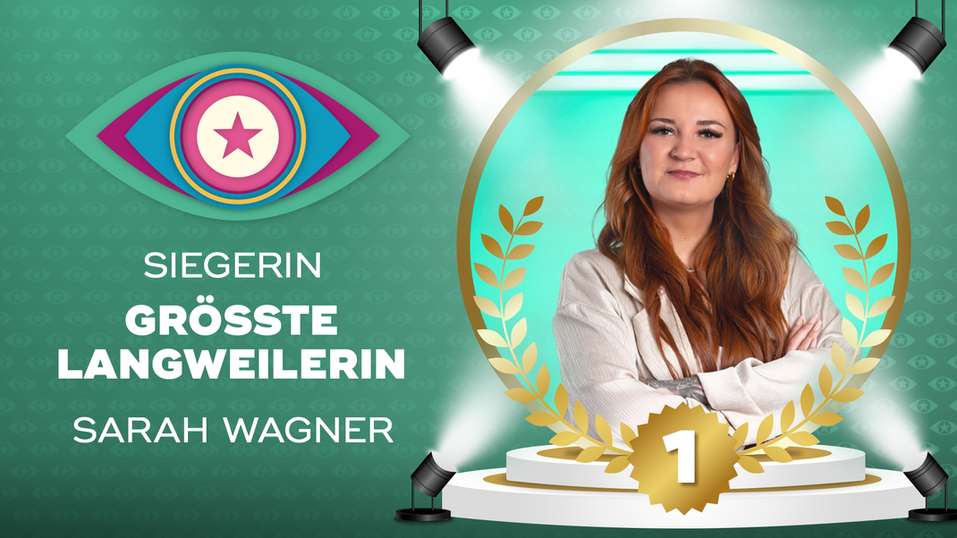 "Promi Big Brother" 2024 - Ihr habt gevotet: Sarah Wagner ist, neben Daniel Lopes und Alida Kurras, die größte Langweilerin im Container.