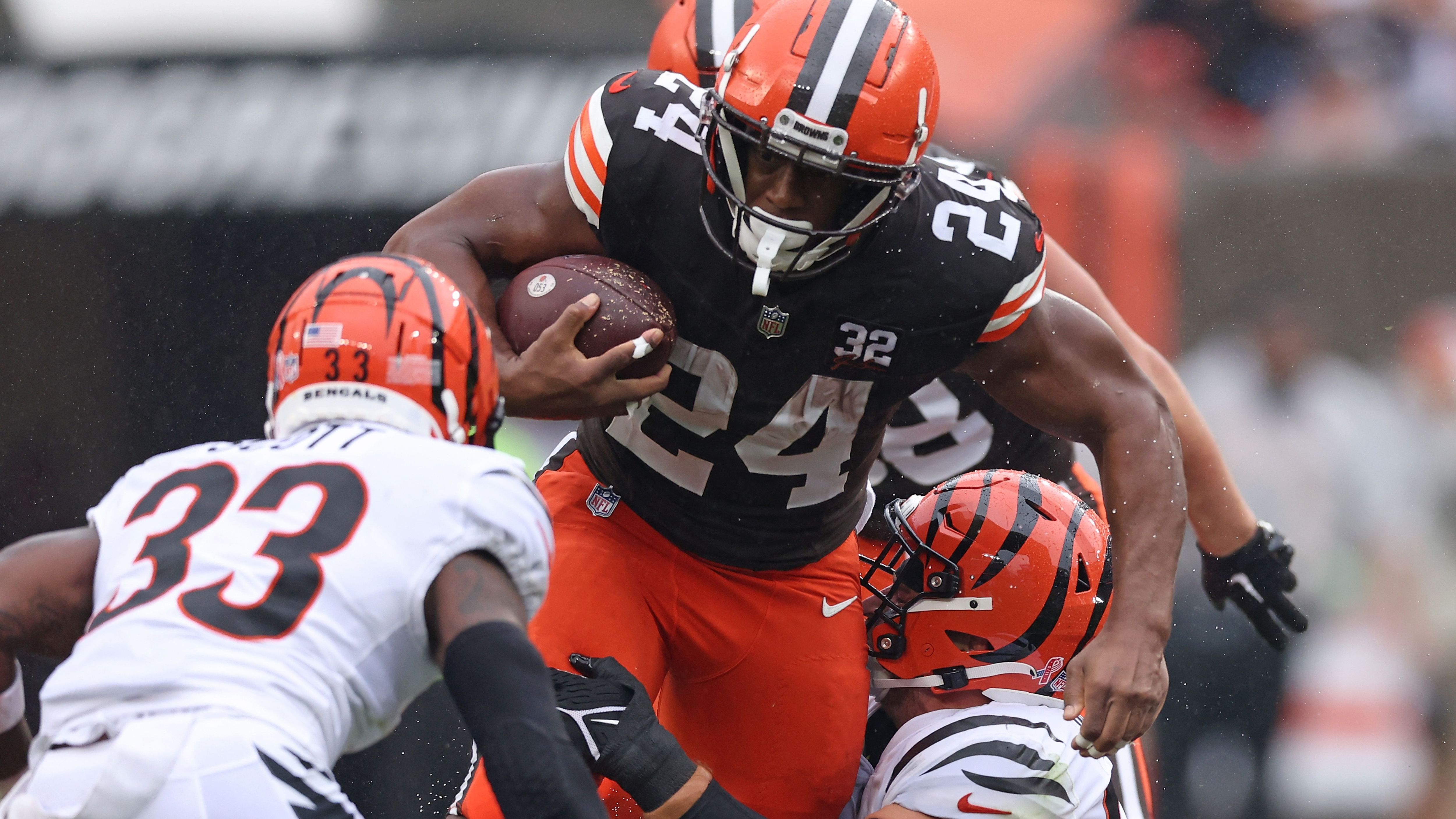 <strong>Platz 8 (geteilt) - Cleveland Browns</strong><br>Letzter Sieg in Woche 1: 2023 gegen die Cincinnati Bengals (24:3)