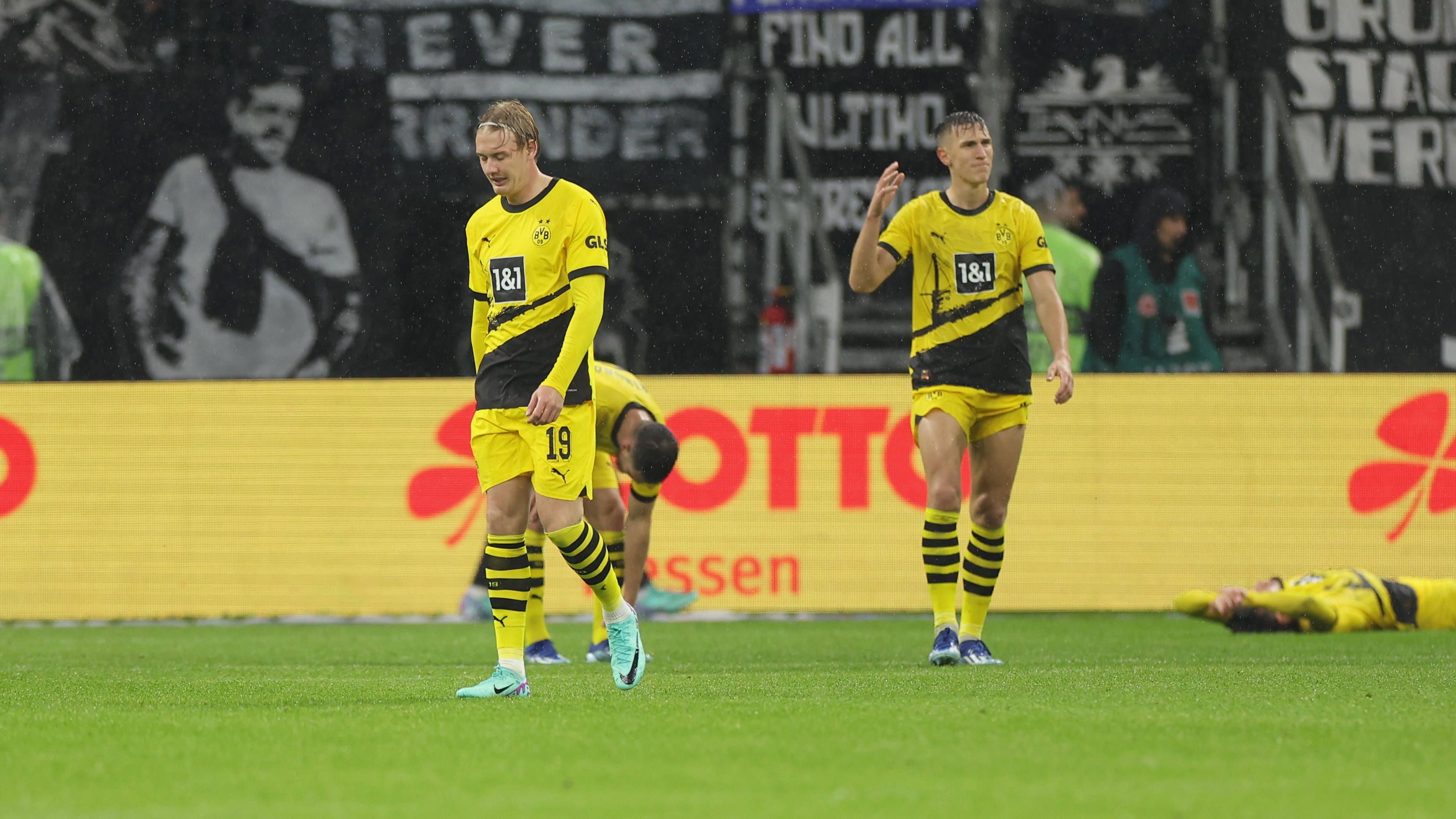 <strong>Julian Brandt</strong> <br>Kommt in der 65. Minute für Reus in die Partie, leitet mit einem Ballverlust den Konter ein, der zum dritten Frankfurter Tor führt. Macht seinen Fehler mit dem Treffer zum 3:3 wieder gut. Tatsächlich haben somit alle BVB-Joker eine Torbeteiligung. <strong><em>ran</em>-Note: 3</strong>