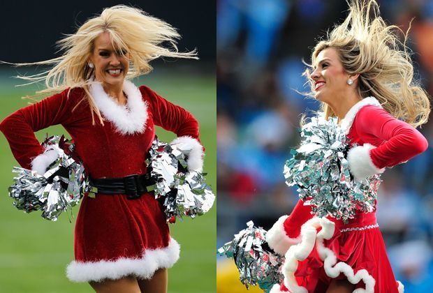 
                <strong>Carolina Panthers</strong><br>
                Zwar sind die Outfits der Topcats nicht in den typischen Panthers Farben gehalten, dafür aber die Pompons.
              