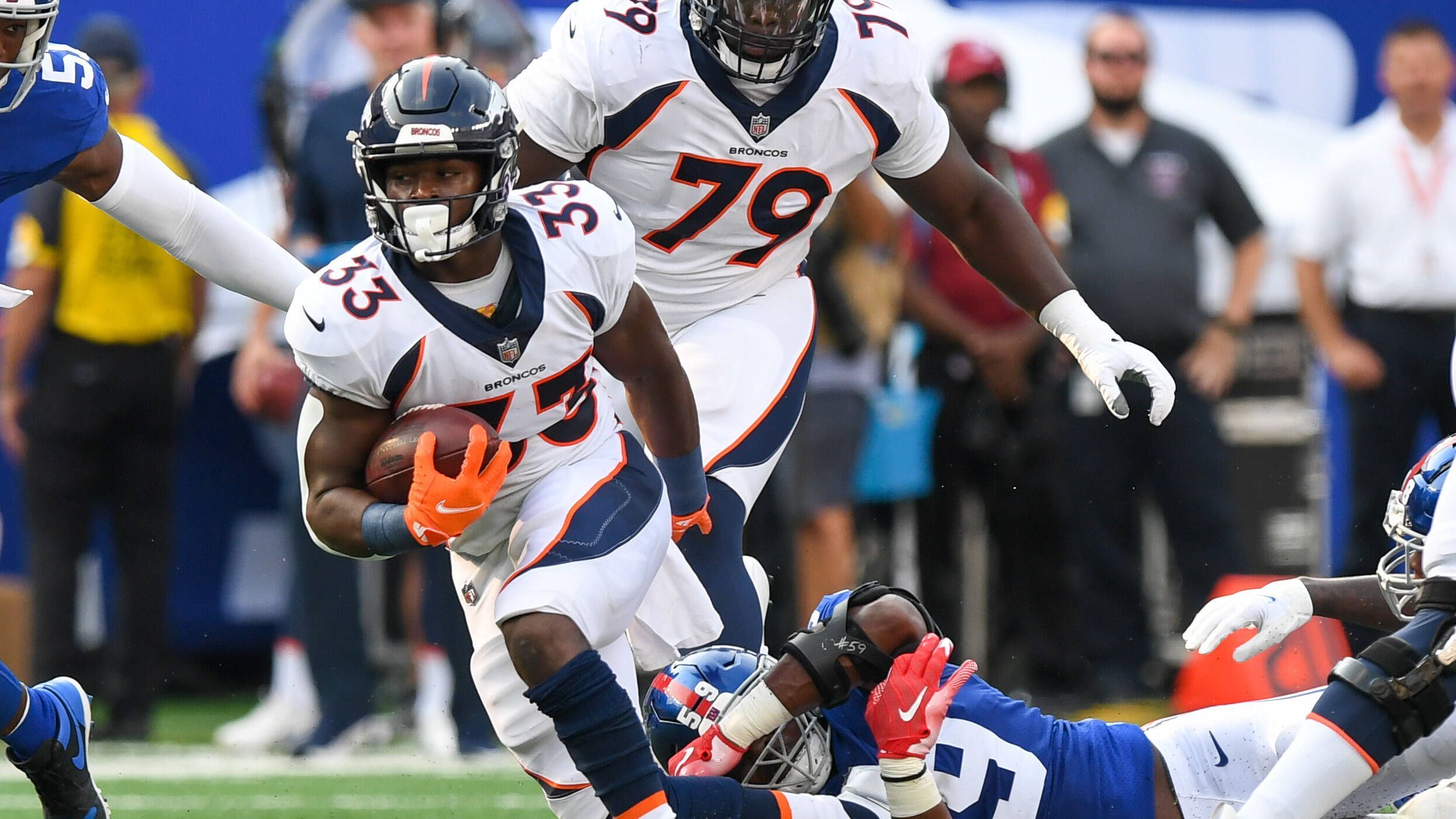 <strong>Platz 3 (geteilt) - Denver Broncos</strong><br>Letzter Sieg in Woche 1: 2021 gegen die New York Giants (27:13)