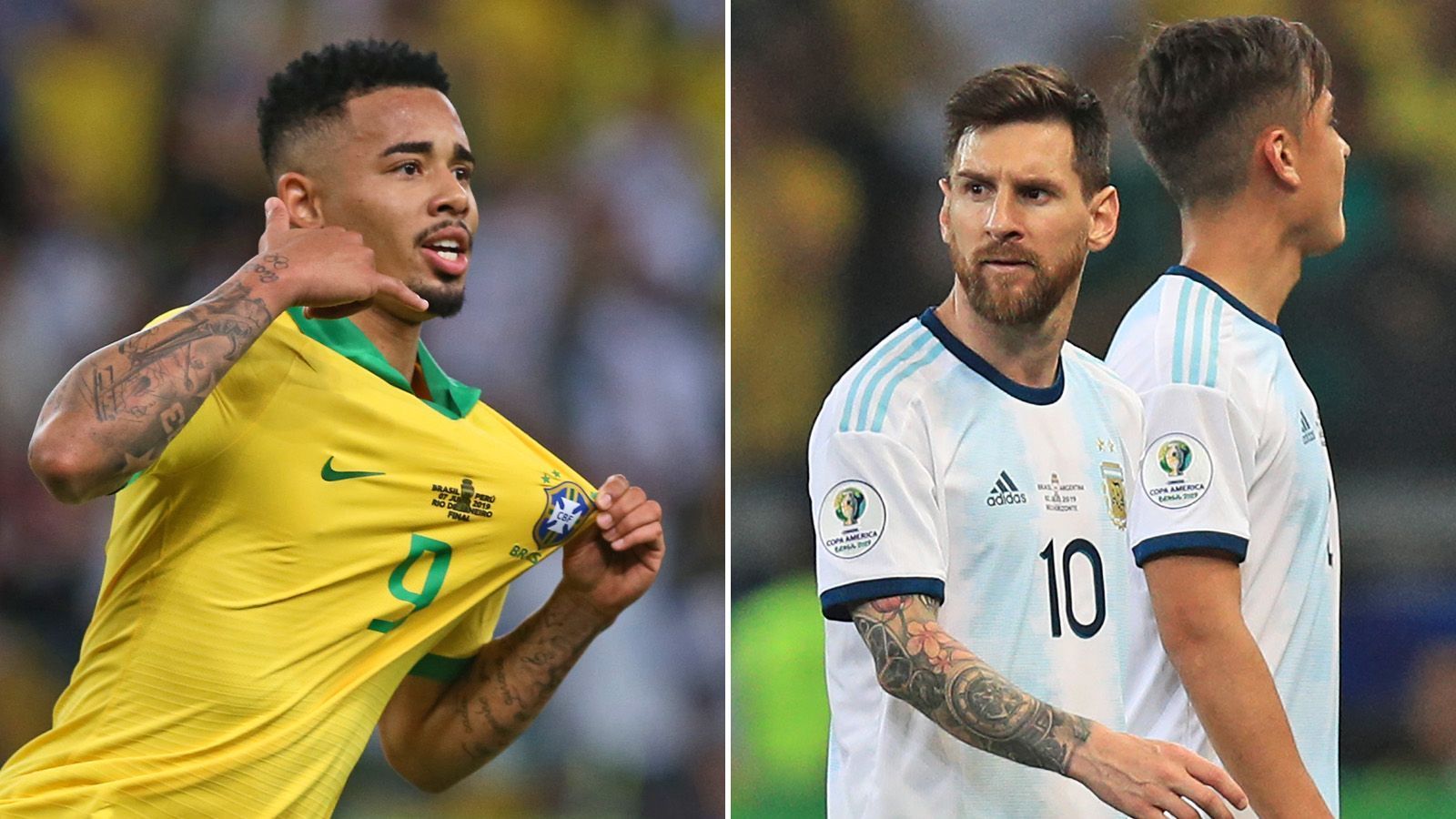 
                <strong>Einladung an Argentinien und Brasilien für UEFA Nations League?</strong><br>
                Bei der Copa America 2019 gab es wieder einige Streitthemen. Im Mittelpunkt standen dabei vor allem Lionel Messi (rechtes Bild) und die Nationalelf Argentiniens. Die Albiceleste fühlte sich von den Schiedsrichtern ungerecht behandelt, kritisierte den Einsatz des Videoschiedsrichters und behauptete, das Turnier sei in diesem Jahr darauf ausgelegt gewesen, dass Brasilien gewinnt. Am Ende jubelte tatsächlich die Selecao. Wie die argentinische Ausgabe von "TNT Sports" berichtet, sollen sowohl Argentinien als auch Brasilien als Folge der Probleme bei der Copa von der UEFA das Angebot erhalten haben, an der UEFA Nations League teilzunehmen. Beide Nationalmannschaften könnten einen Gaststartplatz bekommen. Es heißt jedoch, dass beide Seiten dieses Angebot vorerst ablehnen würden - aus Sorge vor einem weiteren Streitgrund mit der CONMEBOL, dem südamerikanischen Kontinentalverband. Die UEFA will von diesen Plänen aber nichts wissen und dementiert: "Es entspricht in keinster Weise der Wahrheit, dass Argentinien gebeten wurde, an UEFA-Wettbewerben teilzunehmen oder -Mitglied zu werden", teilte der Verband in einer Stellungnahme mit.
              