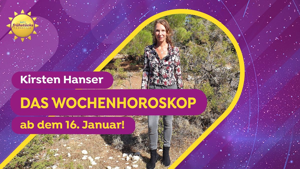 Wochenhoroskop ab 16.1.2023