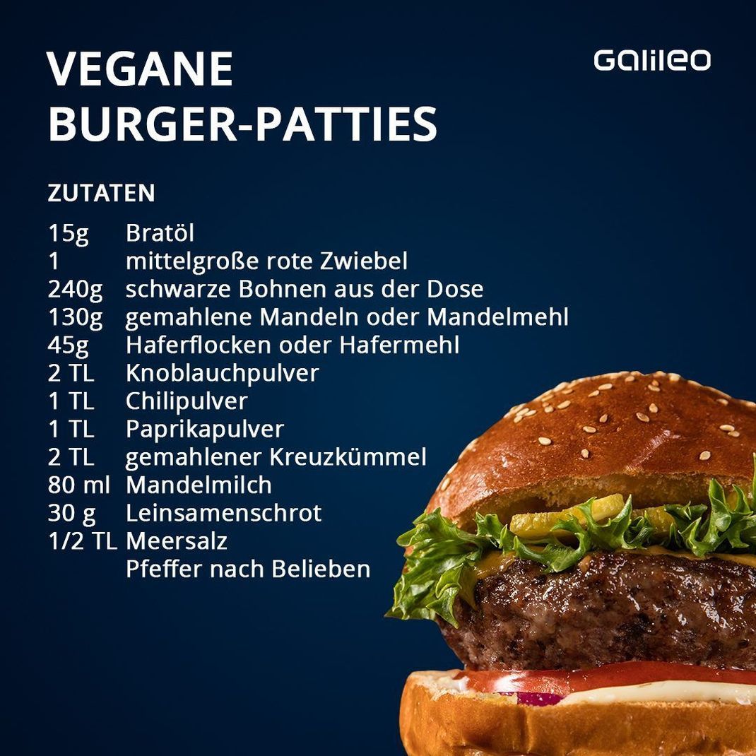 Du bist ein Burger-Fan? Dann wirst du diese veganen selbstgemachten Burger-Patties sicher lieben!