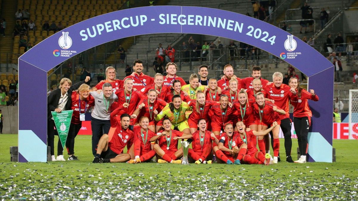 Bayern München hatte beim Supercup großen Spaß