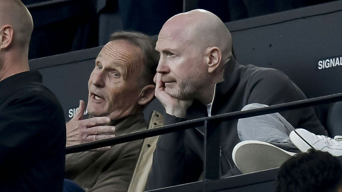 Matthias Sammer (r.) neben Hans-Joachim Watzke