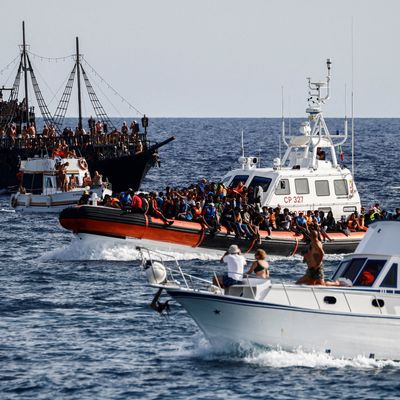 EUROPE-MIGRANTS/ITALY-LAMPEDUSA