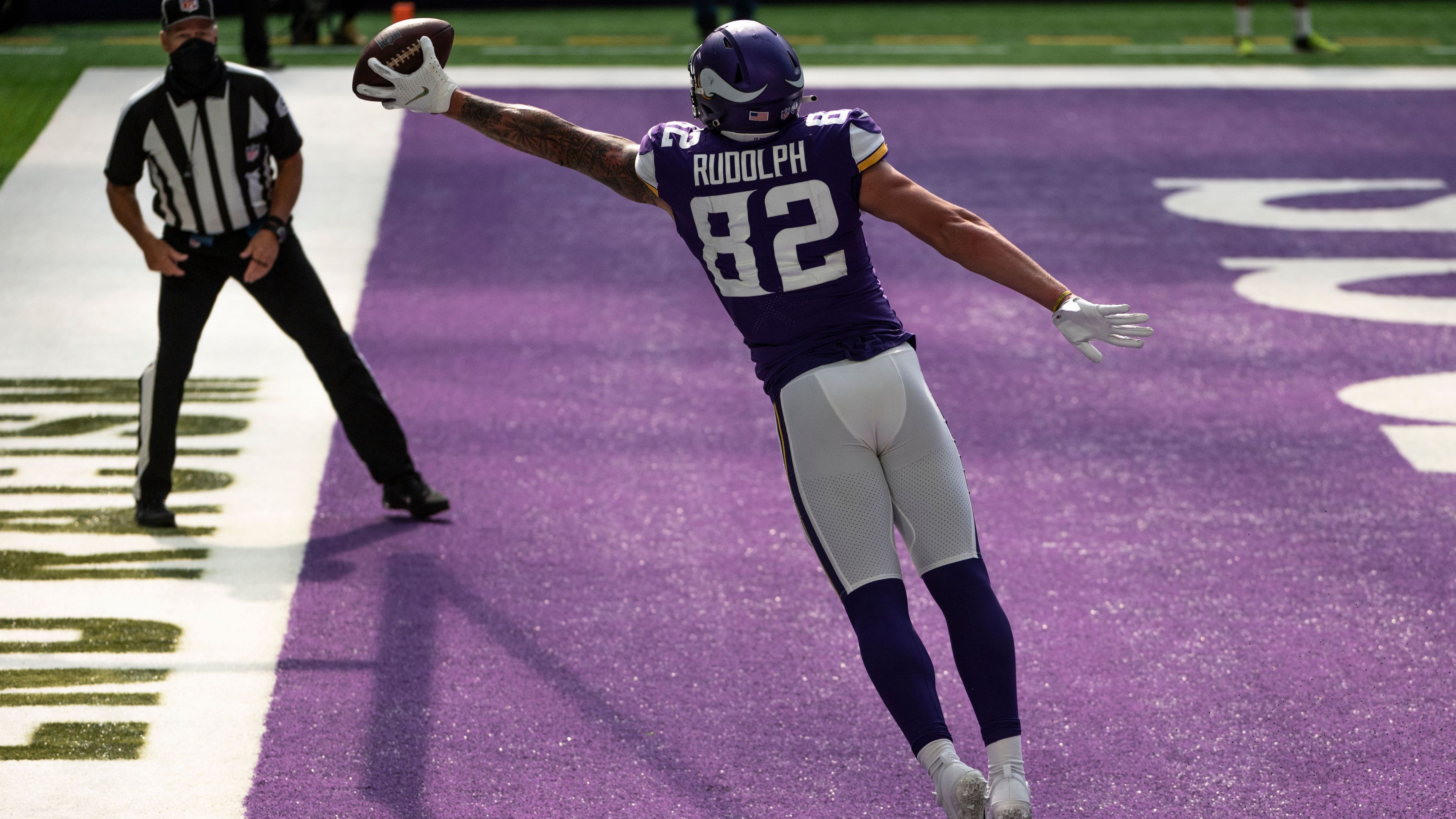 <strong>13. Platz: Kyle Rudolph – 59,88 Millionen Dollar<br></strong>- Saisons aktiv: 2011-2022<br>- Teams: Minnesota Vikings, New York Giants, Tampa Bay Buccaneers