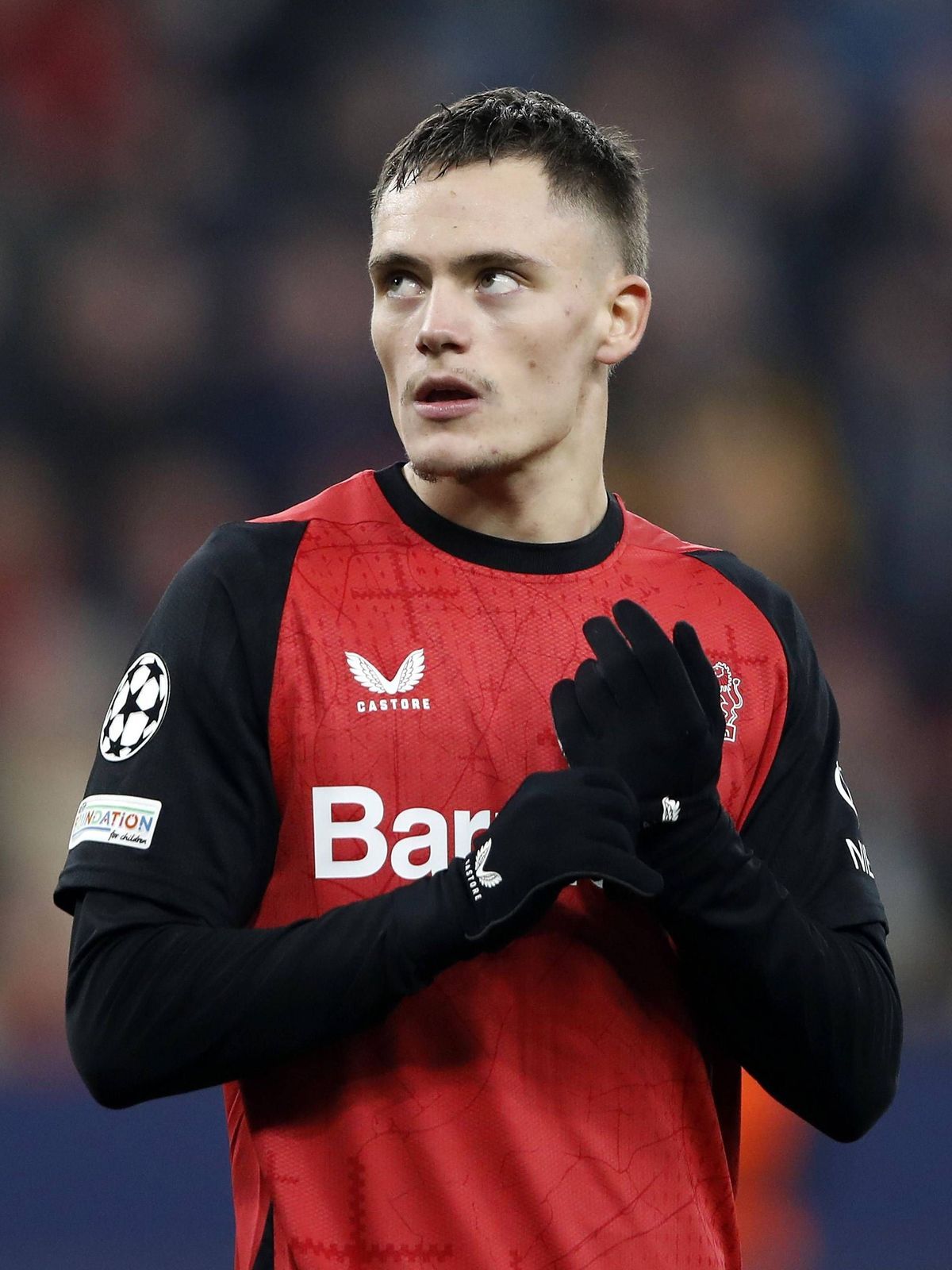 LEVERKUSEN - Florian Wirtz of Bayer 04 Leverkusen during the UEFA Champions league match between Bayer 04 Leverkusen and FC Internazionale Milano at the Bay Arena on Dec. 10, 2024 in Leverkusen, Ge...