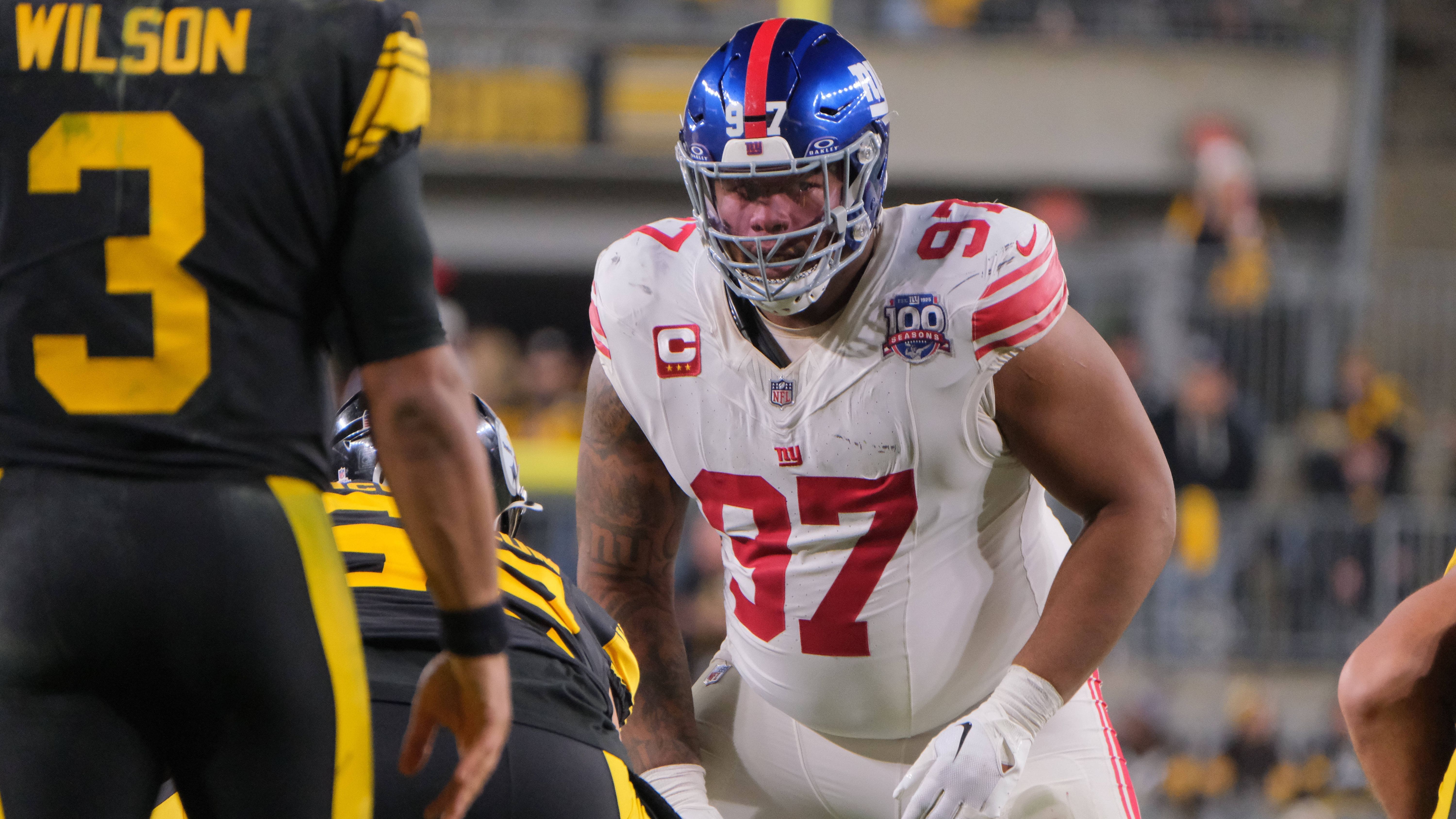 <strong>Platz 8: New York Giants</strong><br>Sacks: 45<br>Team-Leader: Dexter Lawrence II (9 Sacks)