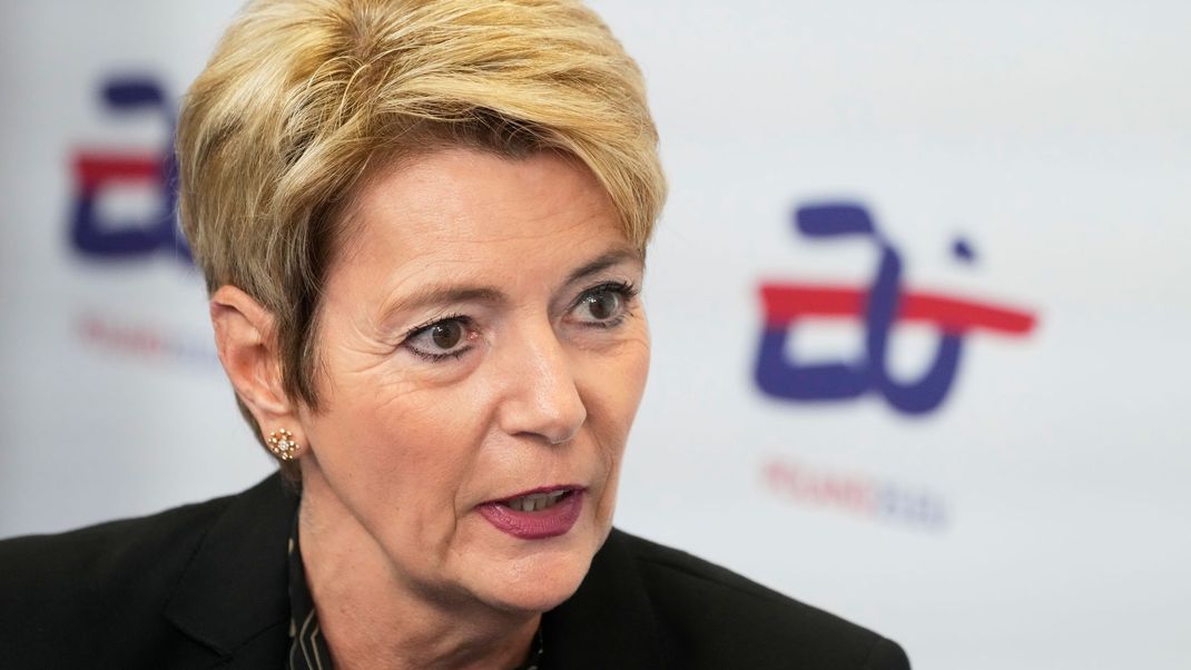 Karin Keller-Sutter: Die Schweizer Bundespräsidentin bedauert den Zollhammer aus den USA.