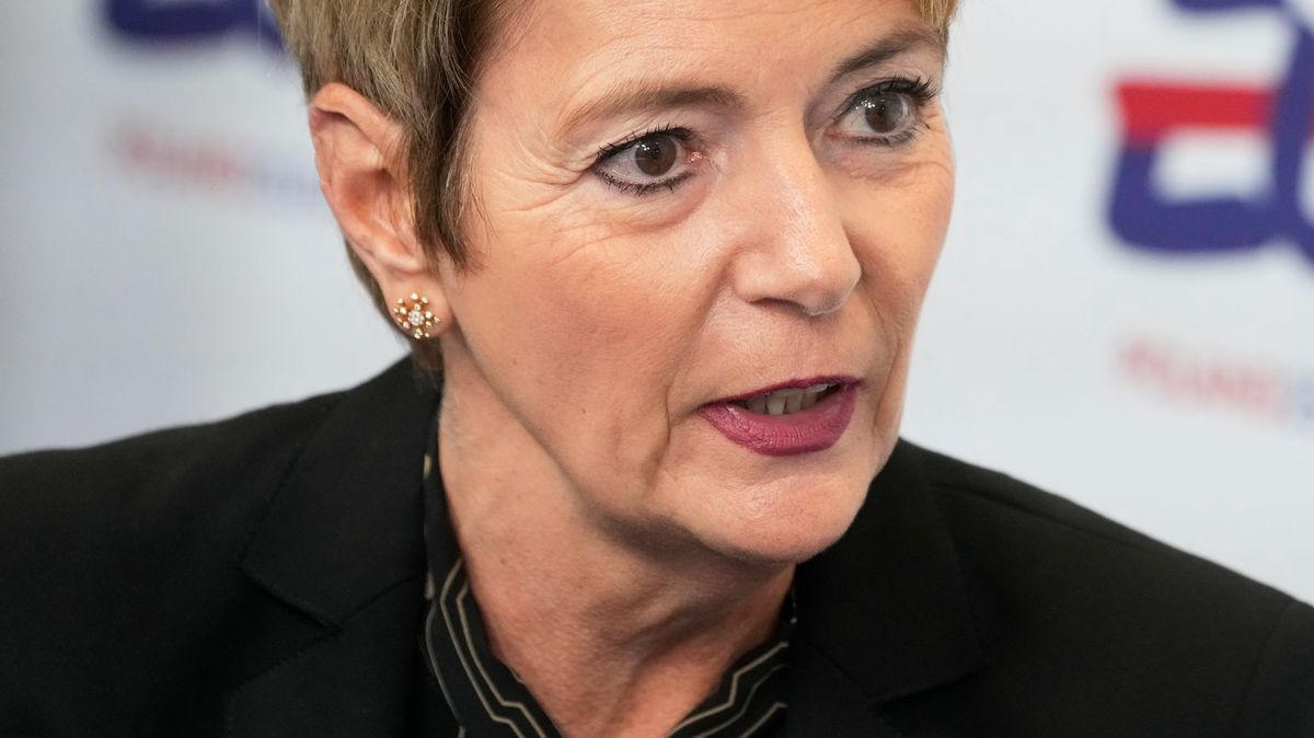 Die Schweizer Bundespräsidentin Karin Keller-Sutter