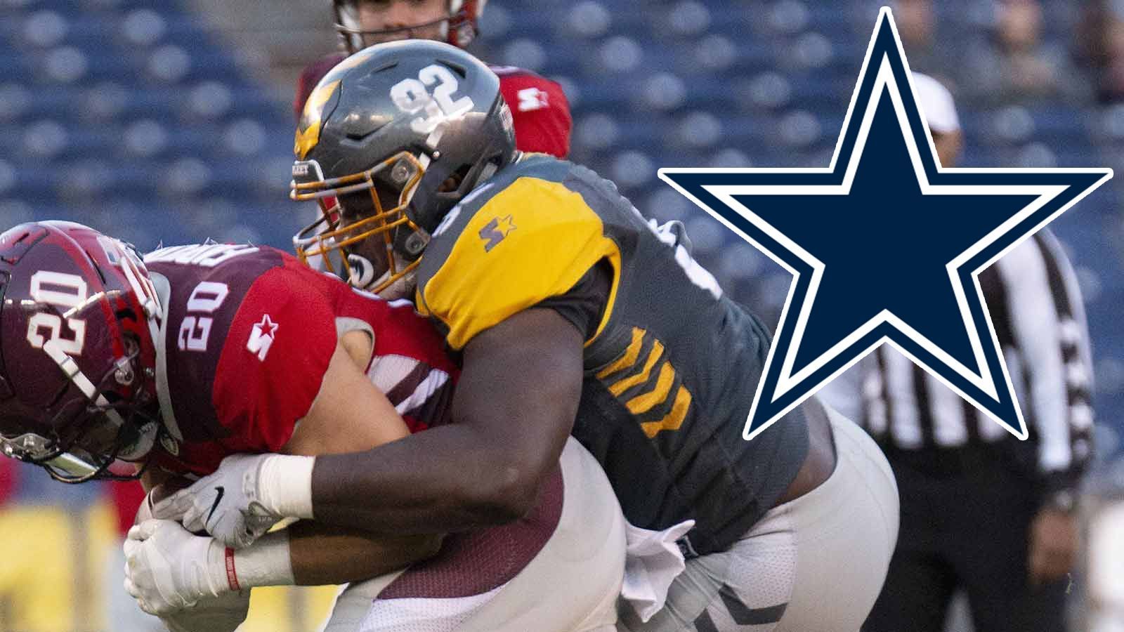 
                <strong>Dallas Cowboys</strong><br>
                Bisher verpflichtete Spieler aus der AAF:Shakir Soto (Edge Rusher, San Diego Fleet)
              