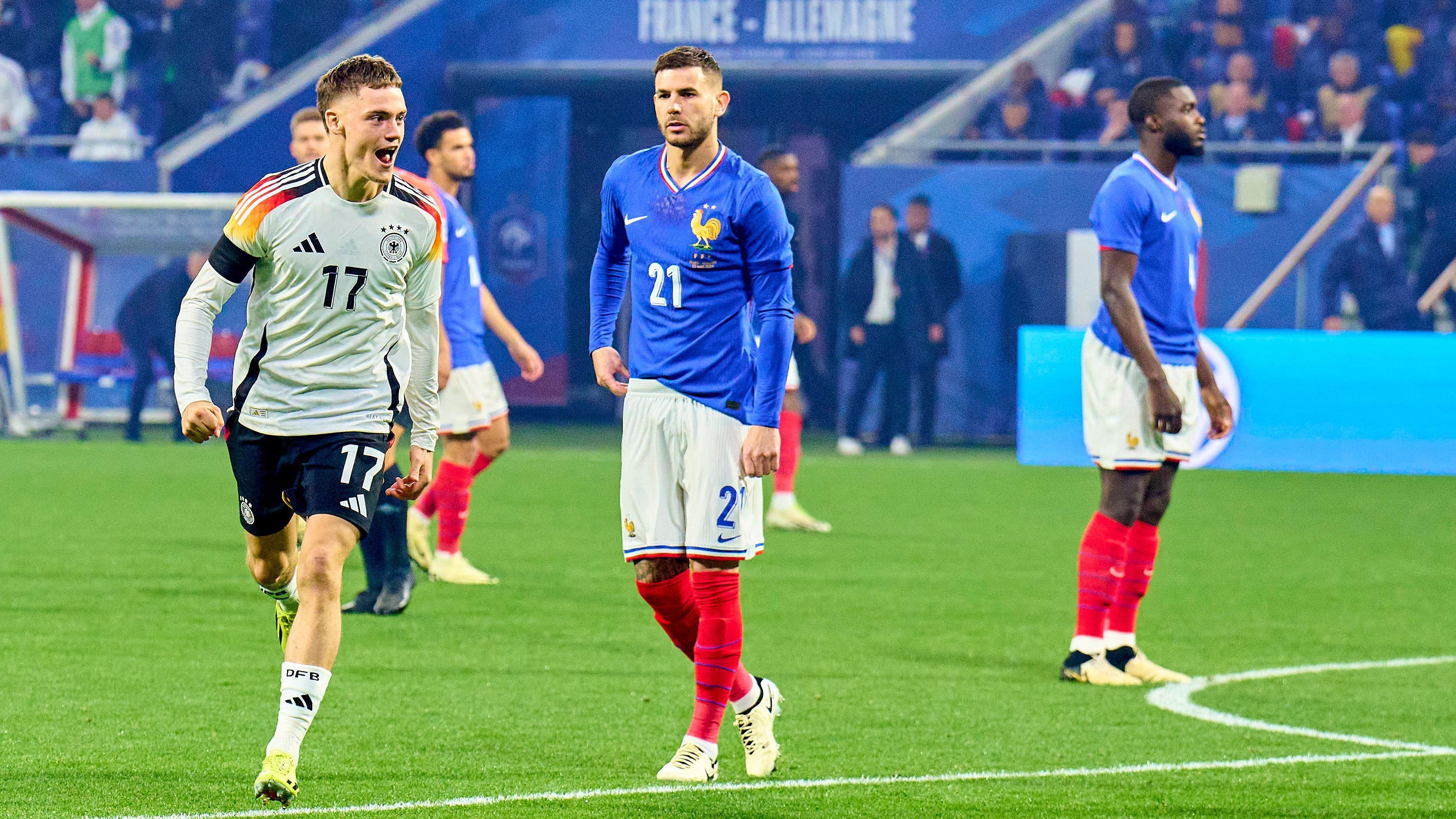 <strong>England</strong><br><strong>BBC</strong>: "Wirtz stellt beim Sieg über Frankreich neuen deutschen Torrekord auf. Der Leverkusener erzielte schon nach sieben Sekunden einen Treffer und Deutschland beendete eine sieglose Serie von drei Spielen mit einem souveränen Sieg über Frankreich in Lyon."
