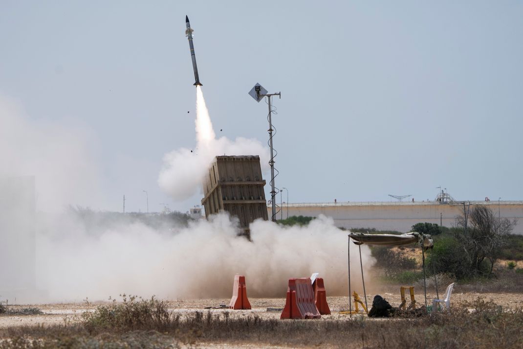 Israels Raketenabwehr hat den Beschuss laut Militärangaben abgewehrt. (Symbolbild)