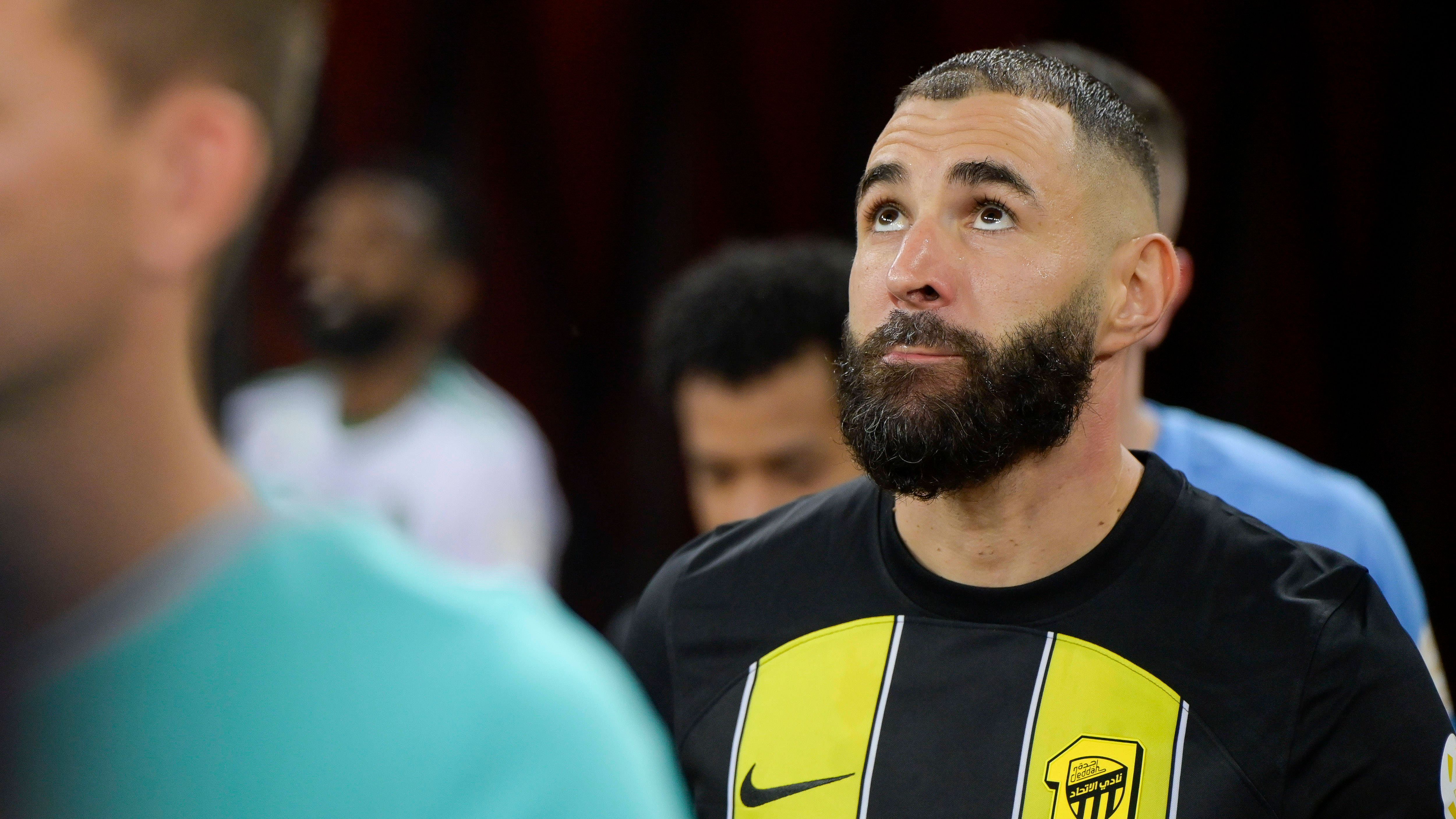 <strong>Platz 5: Karim Benzema (Al Ittihad)</strong><br> Gesamt-Einnahmen 2023: 106 Millionen US-Dollar<br>Gehalt: 100 Millionen US-Dollar<br>Sponsoring-Einnahmen: 6 Millionen US-Dollar