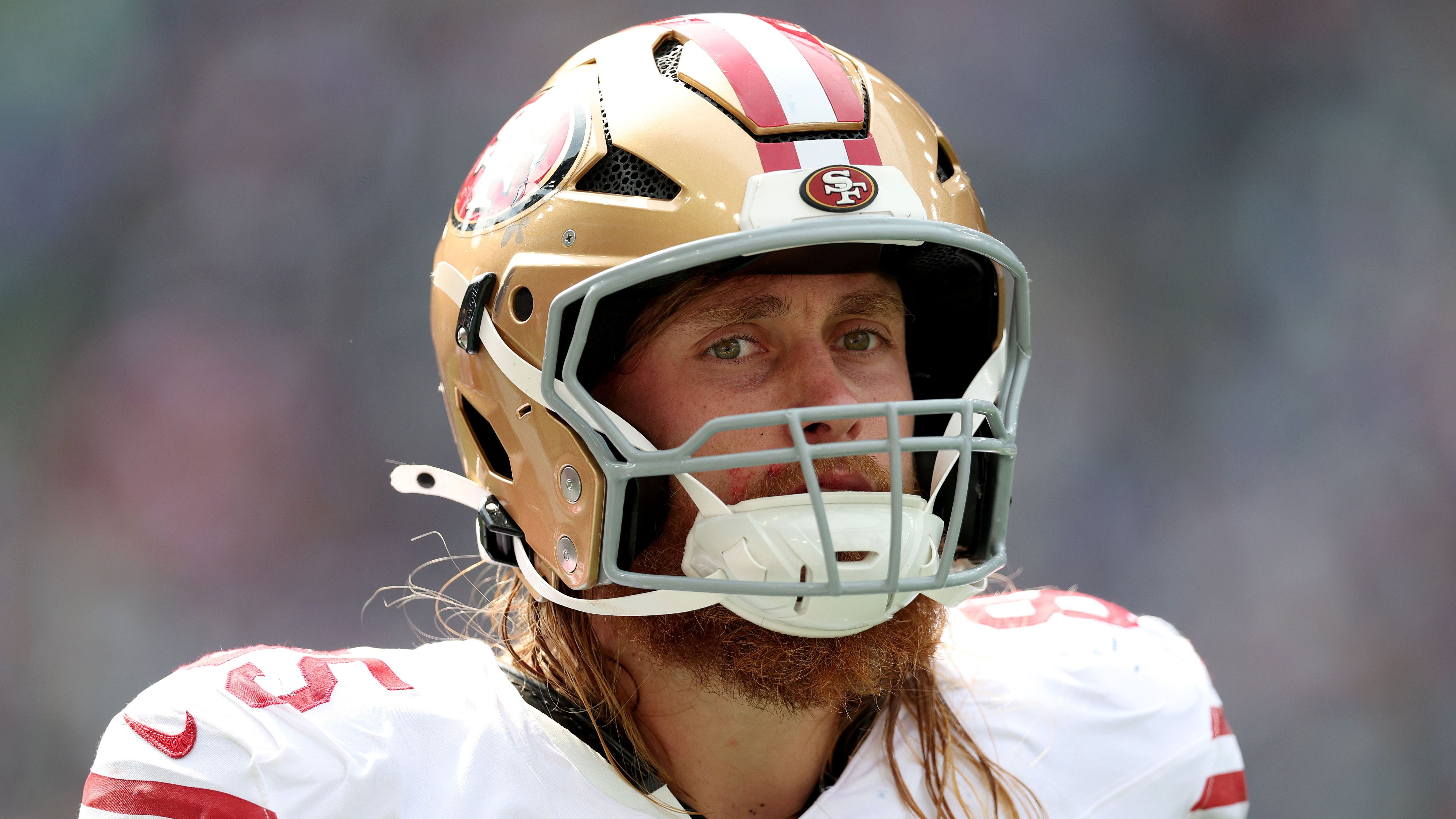 <strong>George Kittle (San Francisco 49ers)</strong><br>Vor dem Monday Night Game gegen Atlanta haben die San Francisco 49ers den Tight End nach überstandener Oberschenkelverletzung von der Injured Reserve Liste geholt.&nbsp;Damit könnte Kittle gegen die Falcons sein Comeback geben. In seiner neunjährigen NFL-Karriere hat Kittle 542 Pässe für 7.405 Yards und 46 Touchdowns gefangen.