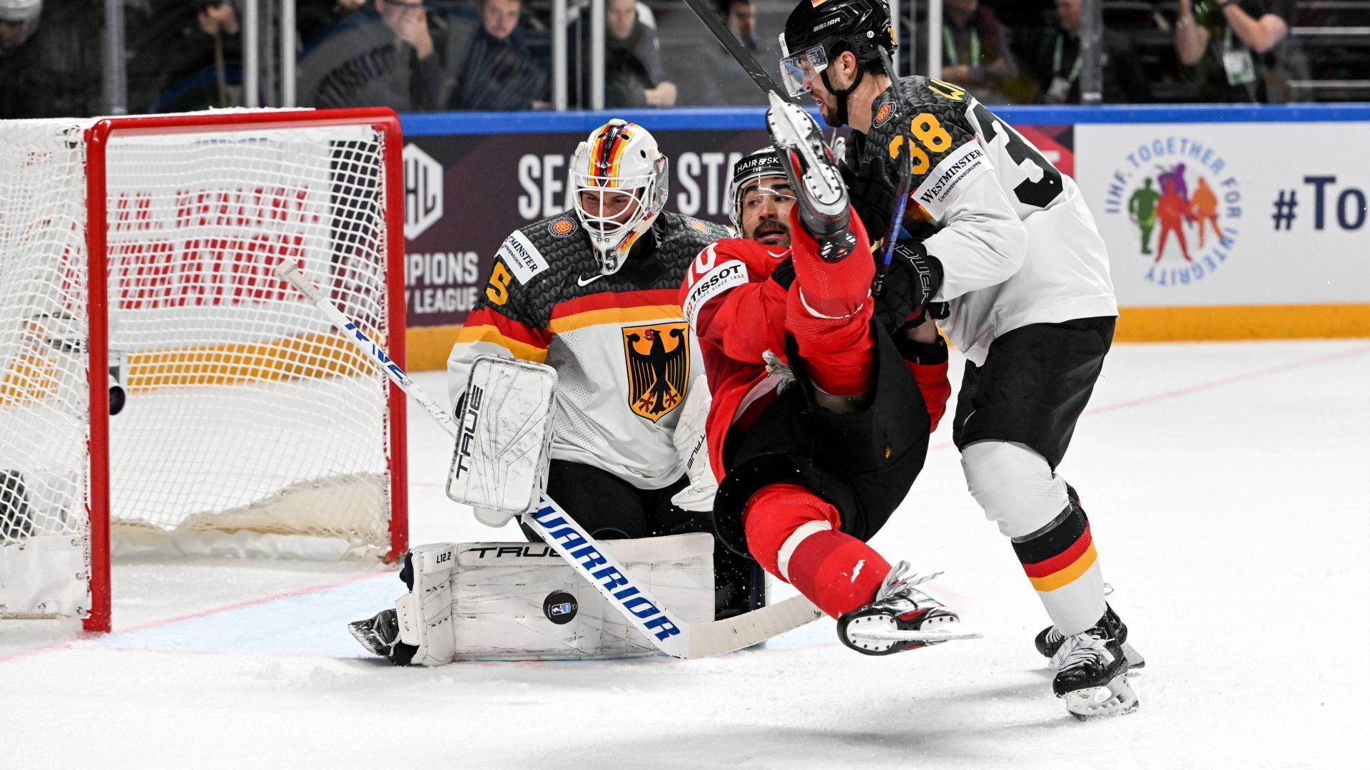 EishockeyWM Deutschland nach Sieg gegen die Schweiz im Halbfinale