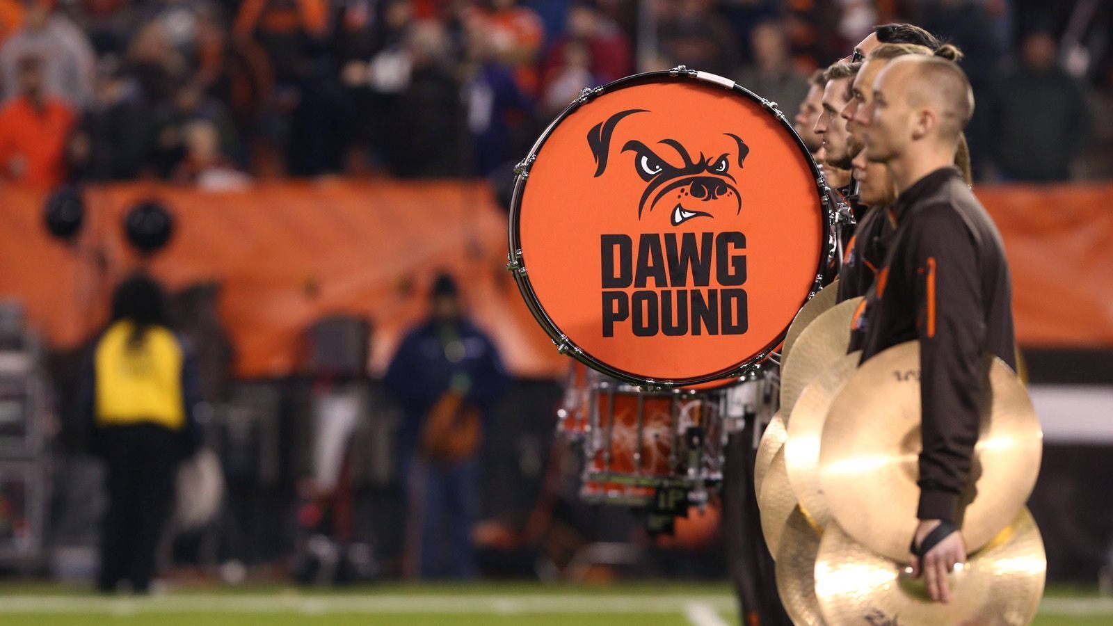 
                <strong>Cleveland Browns: Das alte "Dawg Pound"-Logo </strong><br>
                Seit 2015 existierte das im Bild gezeigte Logo und wird nun durch das neue Logo ersetzt.
              