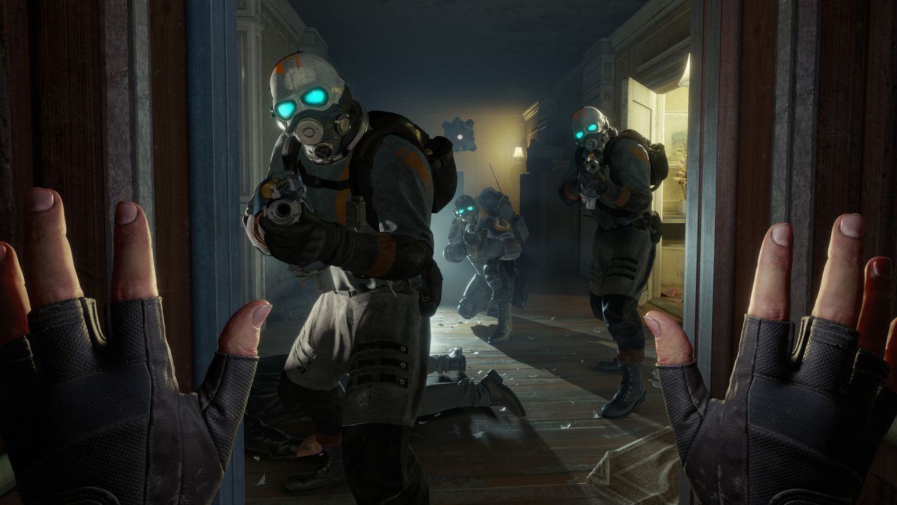 "Half-Life: Alyx" ist ein Ego-Shooter, der komplett für Virtual Reality entwickelt wurde. Du schlüpfst in die Haut von Alyx Vance, die zusammen mit ihrem Vater gegen die Besetzung der Erde kämpft.