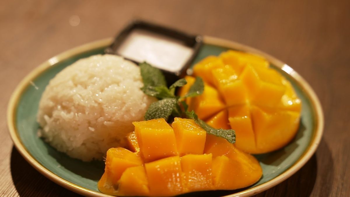 Klebreis Mit Mango