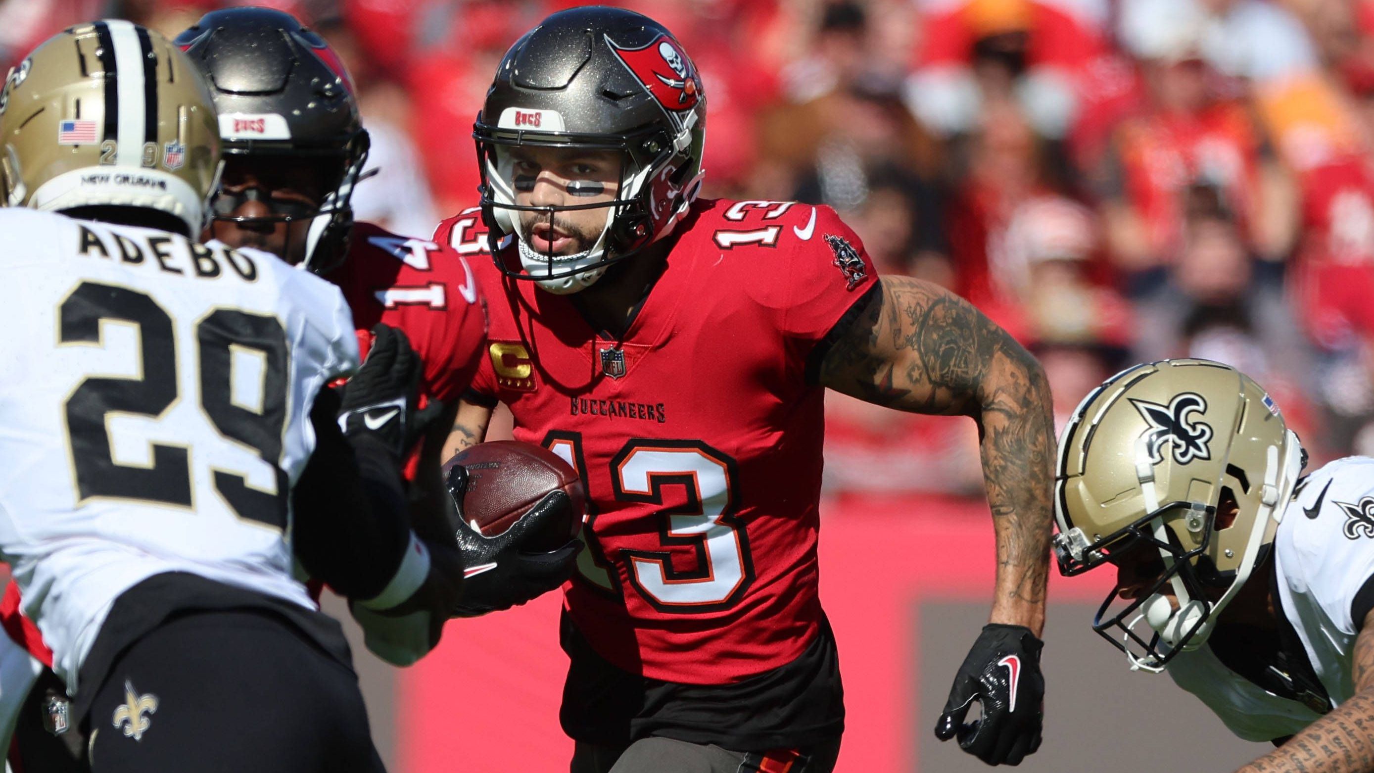 <strong>Platz 5: Mike Evans (Tampa Bay Buccaneers)</strong><br>Zehn Spielzeiten<br>Gesamtverdienst: 110.362.362 US-Dollar