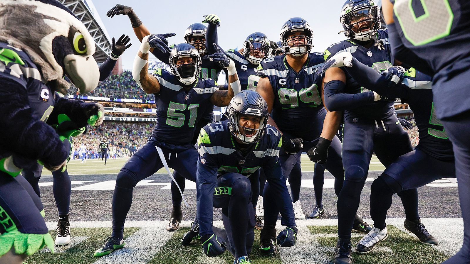 
                <strong>Platz 5 - geteilt: Seattle Seahawks</strong><br>
                67,9 Prozent Siegquote (55-26-0) 
              