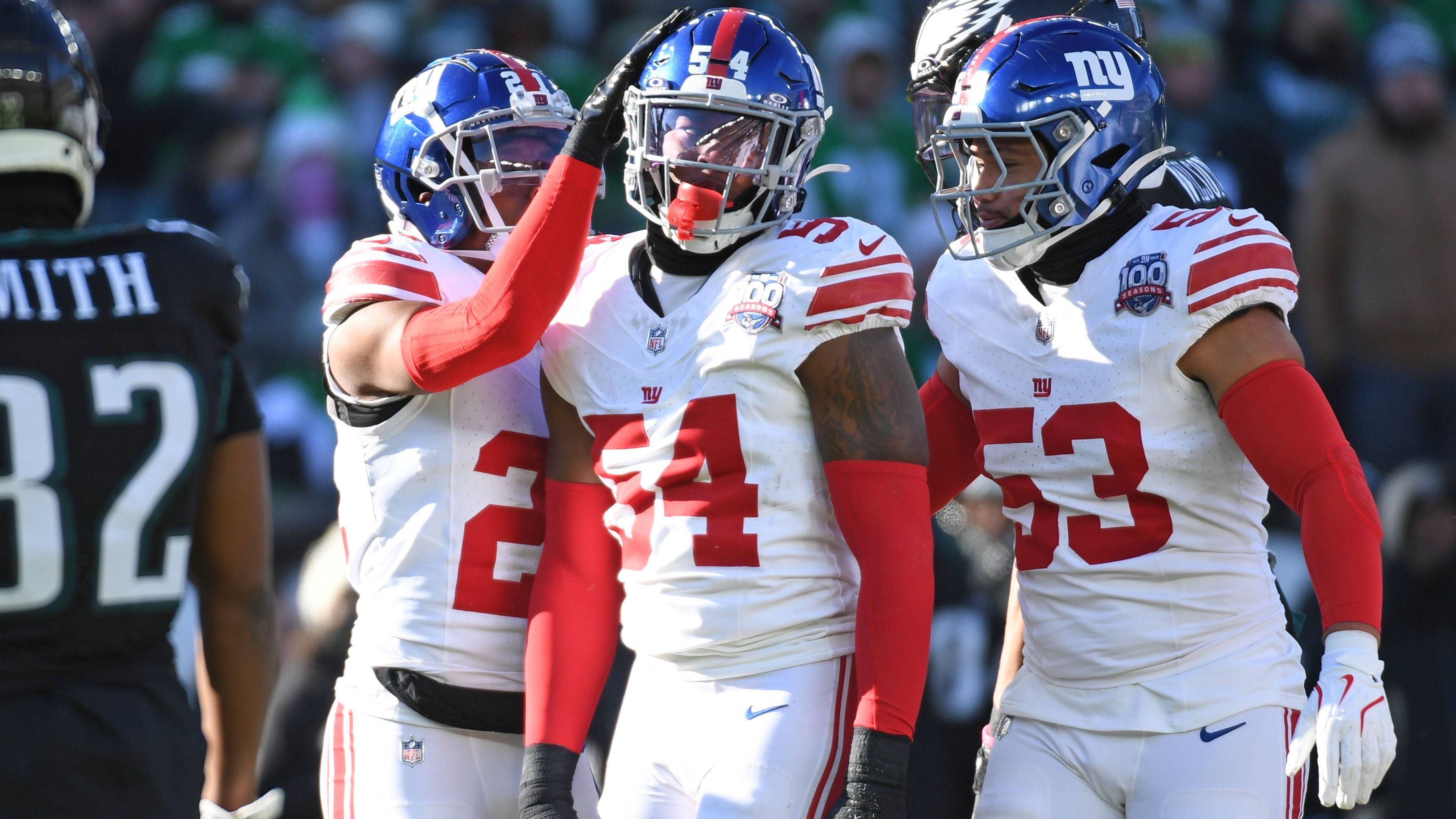 <strong>New York Giants</strong><br>Offizielles Maskottchen: kein offizielles Maskottchen<br>ChatGPT: Metro Max<br>Erklärung: Riese in der Großstadt