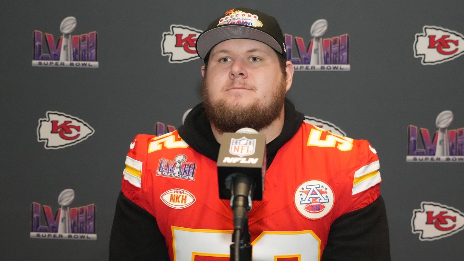 <strong>Platz 18: Creed Humphrey</strong><br><strong>Team:</strong> Kansas City Chiefs<br><strong>Position:</strong> Center<br>Eigentlich is Humphrey einer der besten Center seiner Position. Doch diese Saison hatte er ein paar Aussetzer und auch der eine oder andere Snap war nicht präzise. Welchem Humphrey sehen wir im Super Bowl? Sollte er in guter Form sein, ist er nicht zu ersetzen.