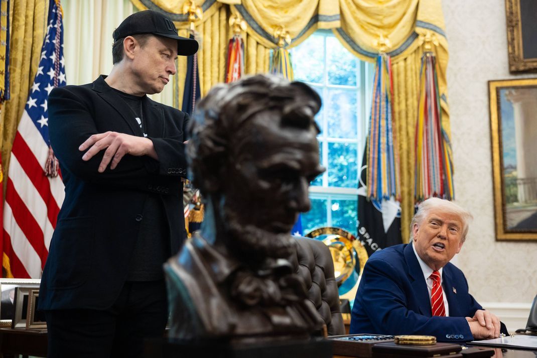 Elon Musk (links) und Donald Trump präsentierten sich lange in der Öffentlichkeit als Partner.