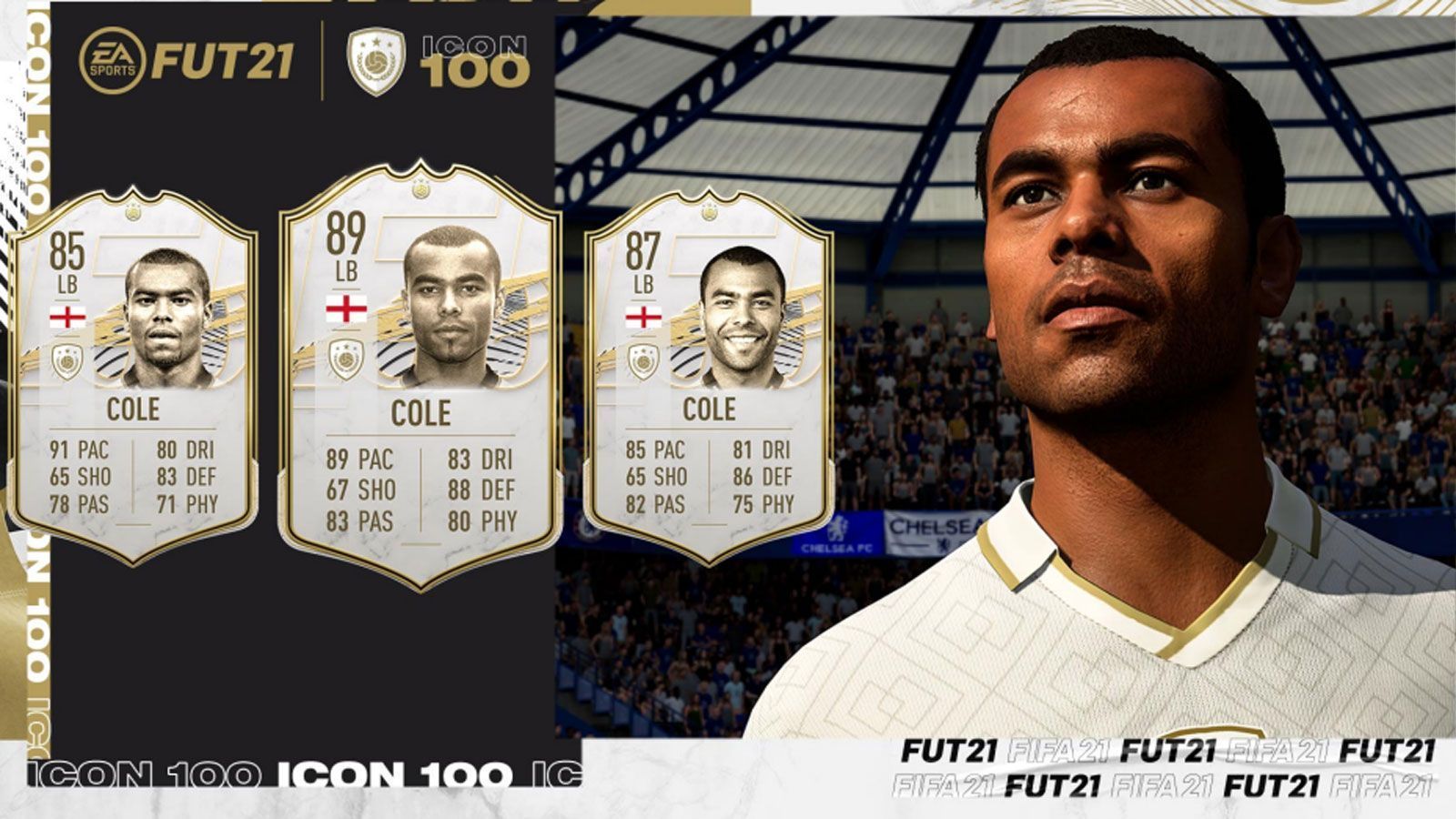 
                <strong>Ashley Cole</strong><br>
                Position: LinksverteidigungBasis-Icon-Rating: 85Mid-Icon-Rating: 87Prime-Icon-Rating: 89
              