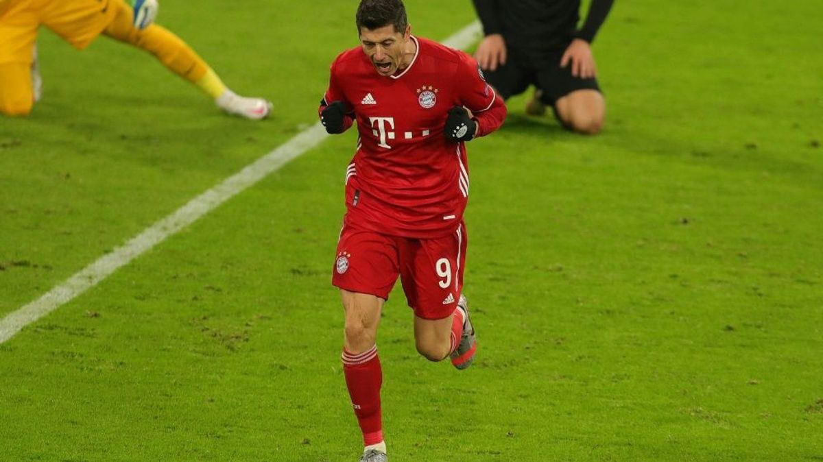 Robert Lewandowski traf mit seinem 71. Tor zum 1:0