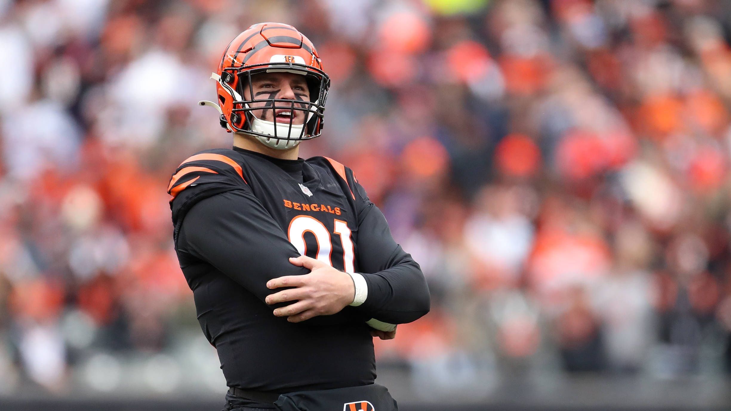 <strong>Platz 9: Trey Hendrickson</strong><br>Team: Cincinnati Bengals<br>Sacks letzte Regular Saison: 17,5<br>Solo Tackles letzte Regular Season: 28