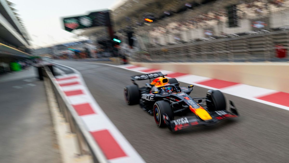 Max Verstappen in Abu Dhabi