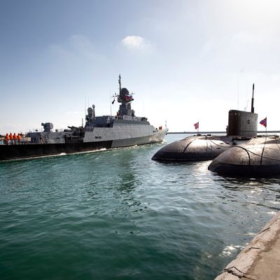 Die russische Marine soll nach US-Informationen ihre Schiffe vom syrischen Stützpunkt Tartus abgezogen haben. 