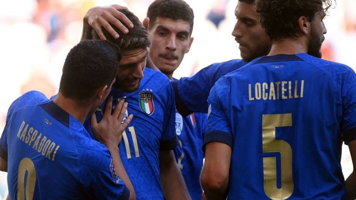 Italien jubelte gegen Belgien