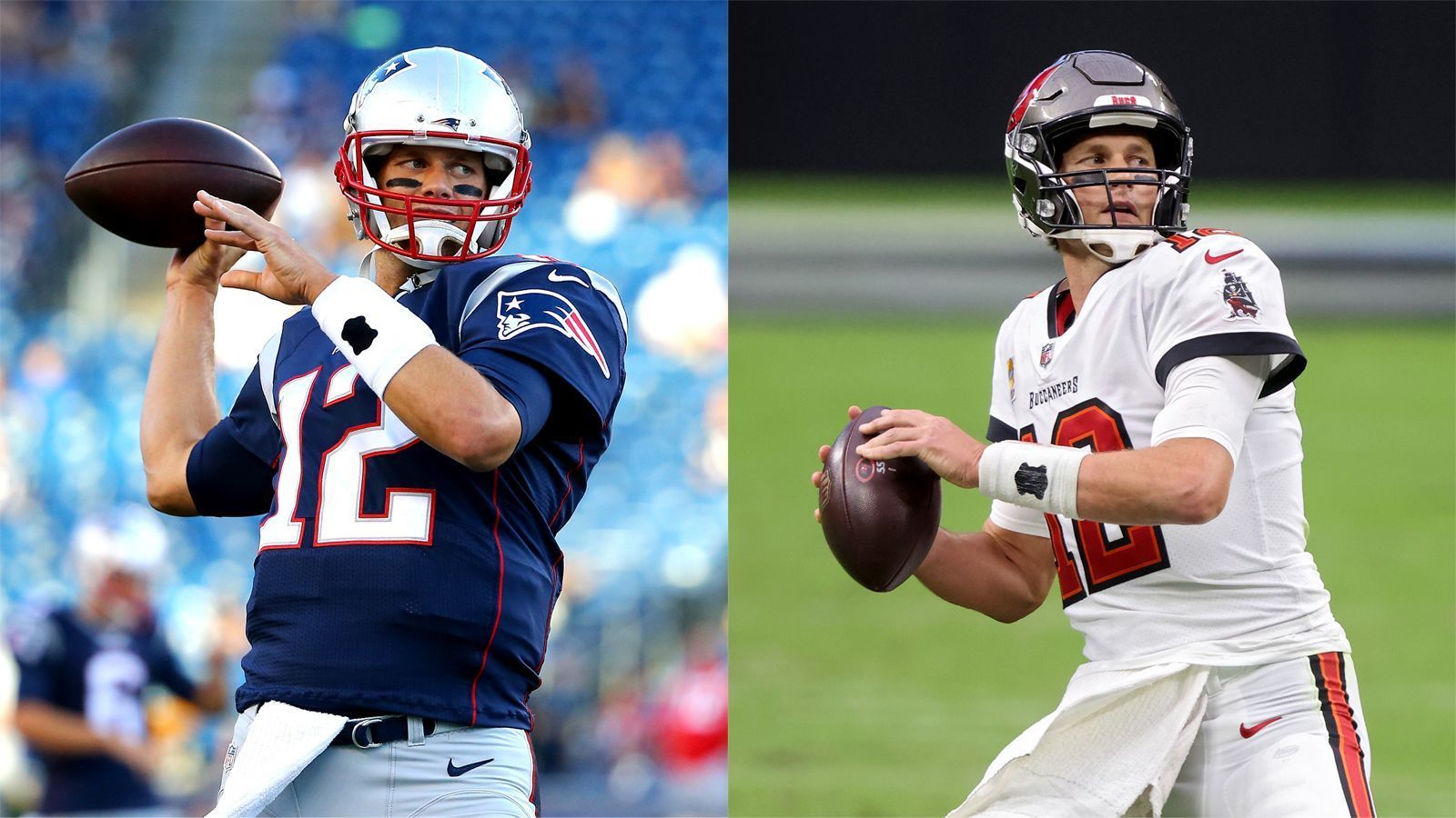 
                <strong>2</strong><br>
                Für zwei Teams spielte Tom Brady in seiner NFL-Karriere. Von 2001 bis 2019 lief er für die New England Patriots auf, die letzten drei Jahre verbrachte er bei den Tampa Bay Buccaneers. 
              