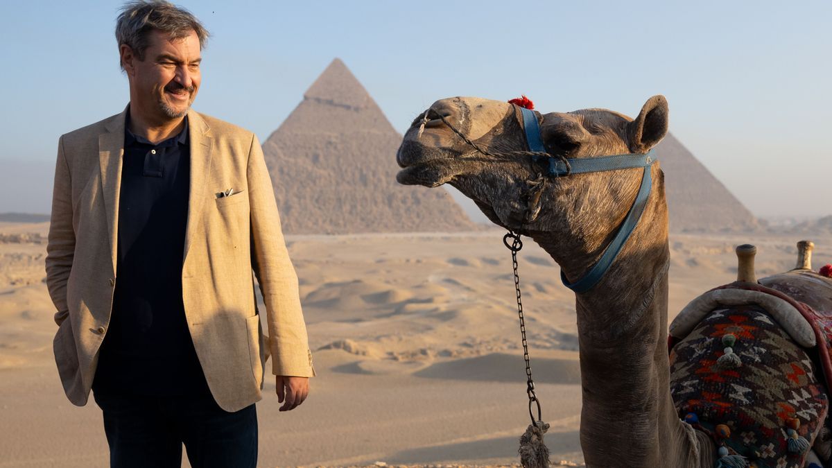 3. Oktober 2024: Markus Söder unternimmt eine dreitägige Reise nach Ägypten. 