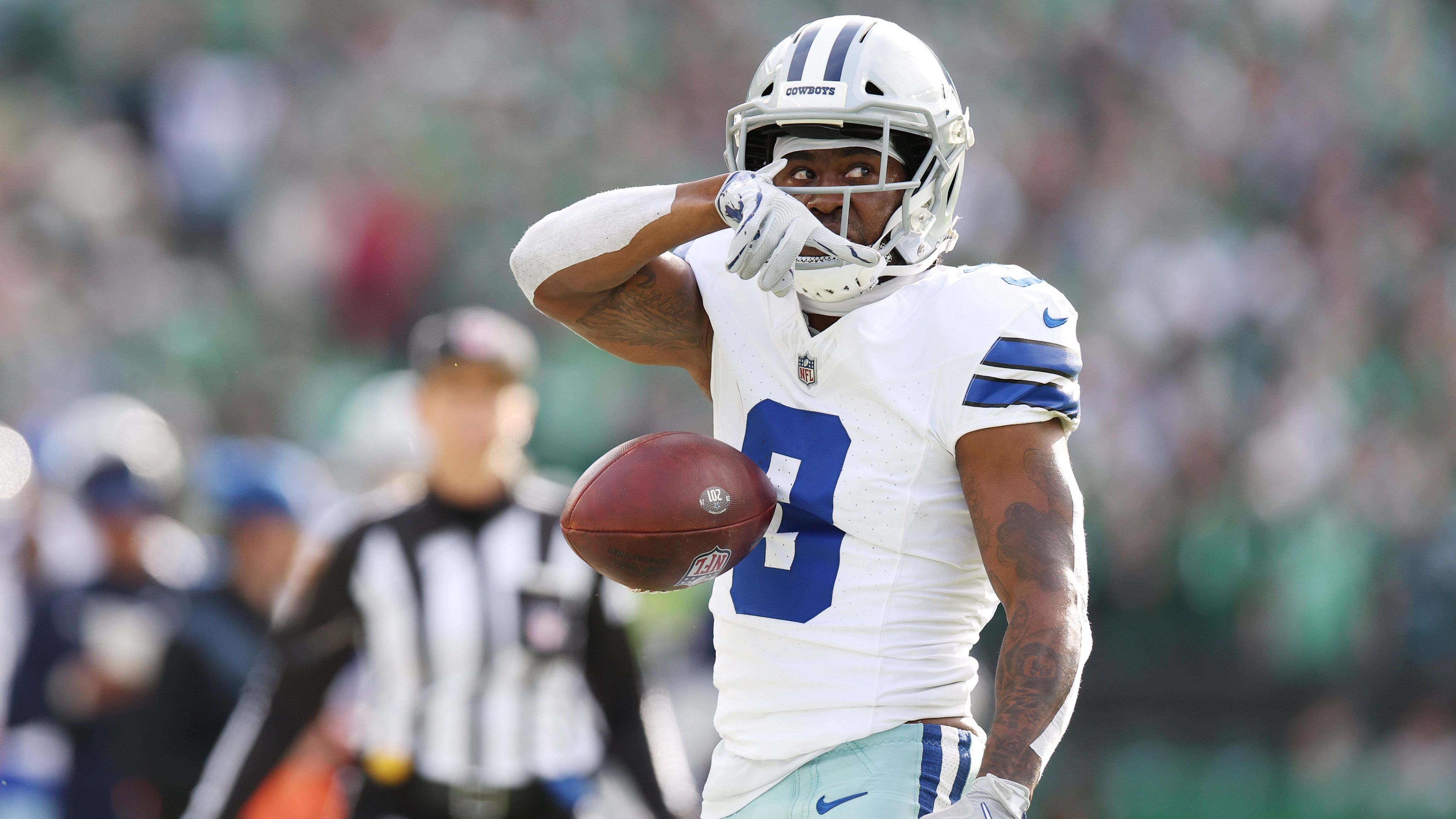 <strong>Platz 5 (geteilt): Dallas Cowboys</strong><br>Gegnerbilanz in 2024: 161-128<br>Prozentualer Anteil der Siege der Gegner: 55,7