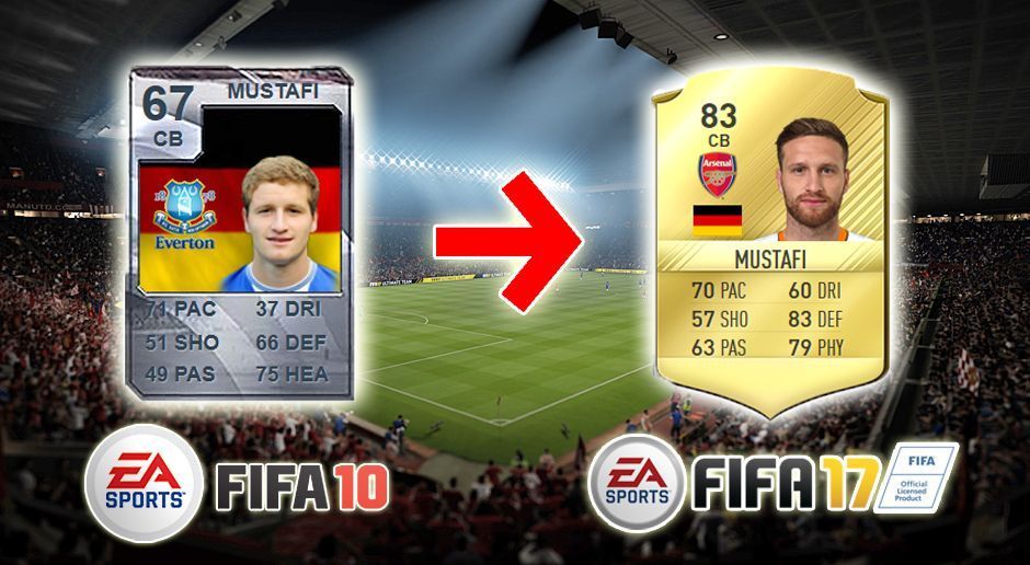 
                <strong>Shkodran Mustafi (FIFA 10 - FIFA 17)</strong><br>
                Shkodran Mustafi (FIFA 10 - FIFA 17)
              