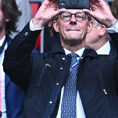 Fußball-Fan Friedrich Merz