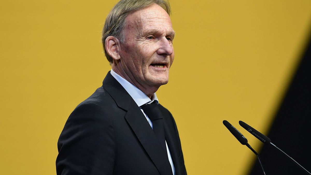 Mitgliederversammlung Borussia Dortmund am 23.11.2025 in der Westfalenhalle in Dortmund Hans-Joachim Watzke ( Vorsitzender der Geschäftsführung Dortmund ) *** General Meeting Borussia Dortmund on 2...