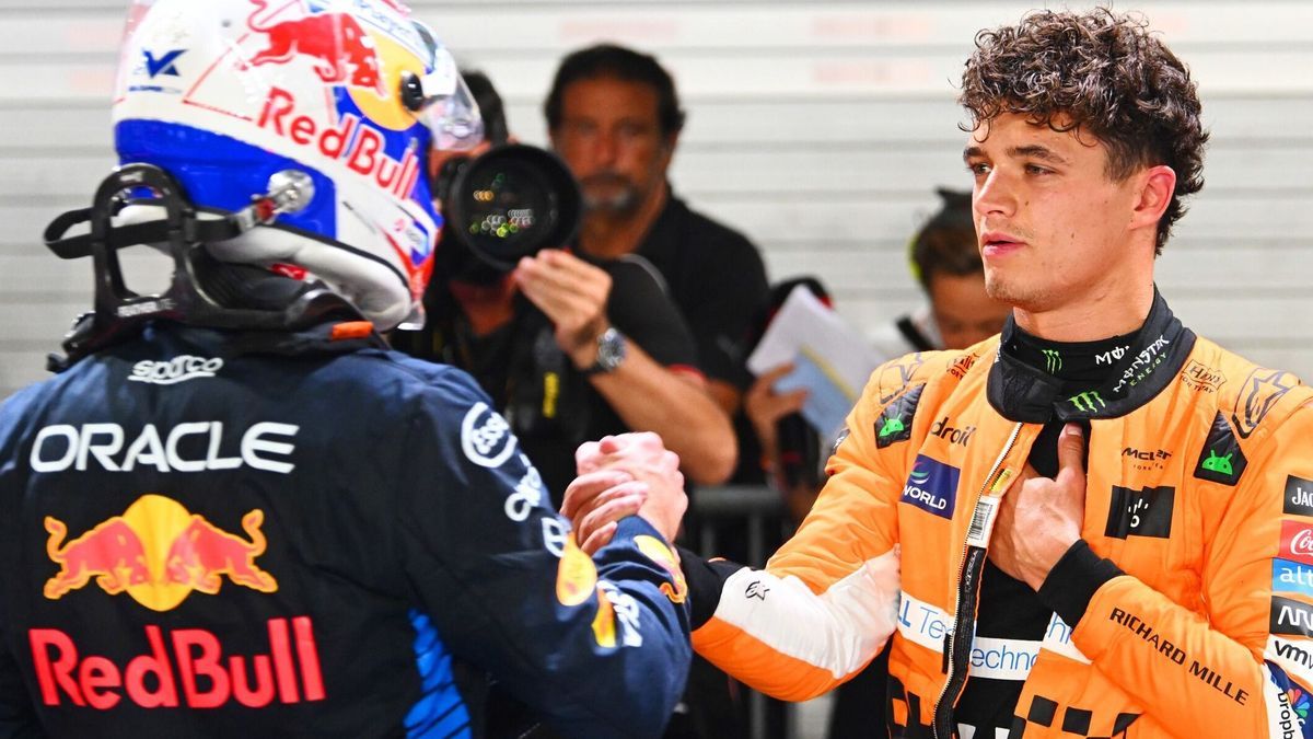 Max Verstappen und Lando Norris verstehen sich auch weiter ziemlich gut