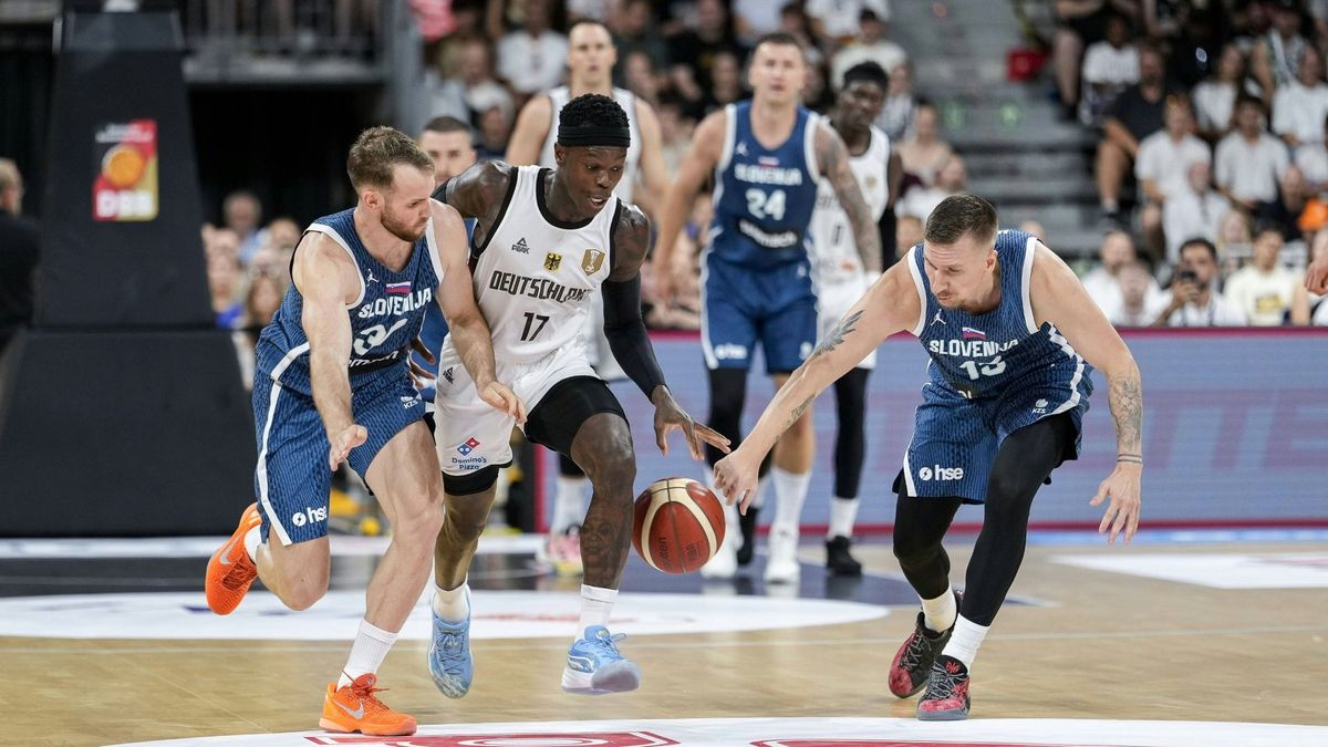 Wieder dabei: Dennis Schröder beim Test gegen Slowenien