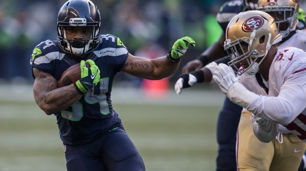 
                <strong>Thomas Rawls (Seattle Seahawks)</strong><br>
                Thomas Rawls, Running Back (Seattle Seahawks): Marshawn Lynch, Fred Jackson, Christine Michael - sie alle standen zu Beginn des Training Camp im Depth Chart vor dem Rookie. Aber die Nummer 1 im Laufspiel der Seahawks heißt Thomas Rawls. Klar, Beastmode Lynch ist verletzt, Rawls Leistungen sind aber richtig beeindruckend. 5,6 Yards erzielt im Schnitt pro Lauf - keiner kommt auf mehr.
              