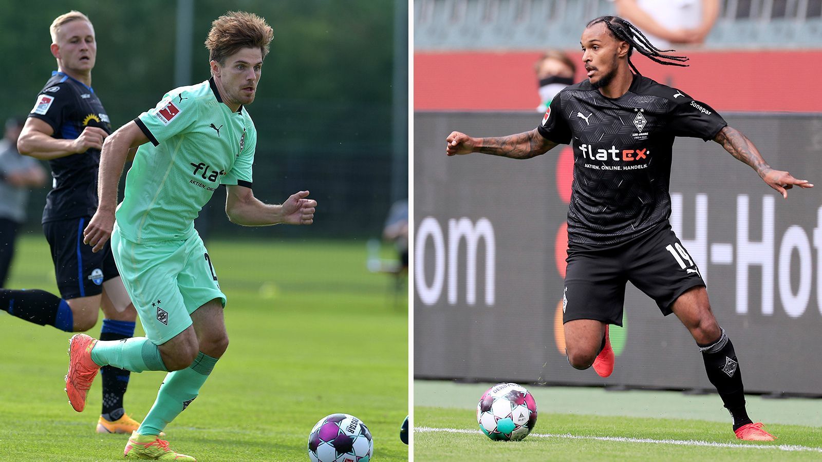 
                <strong>Borussia M'Gladbach: Jonas Hofmann vs. Valentino Lazaro</strong><br>
                Hofmann zeigte sich im Saisonendspurt der Bundesliga in großartiger Form und schaffte es zum Leistungsträger bei der Borussia. Nun ist mit Lazaro ein echter Konkurrent dazugekommen. Es wird ein enger Kampf auf der Außenbahn der Fohlen.
              