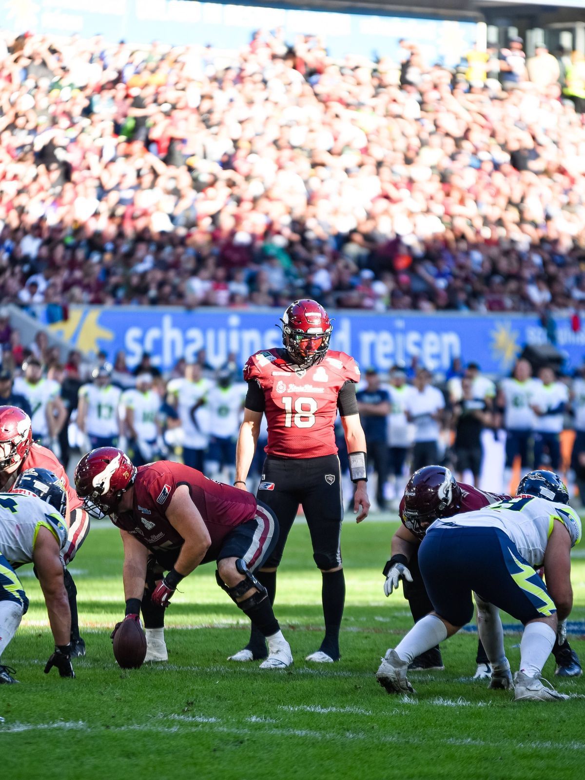 Jadrian Clark ELF Championship Game Rhein Fire gegen Stuttgart Surge Spielfotos 24.09.2023 Jadrian Clark (Rhein Fire), ELF, Championship Game 2023, Rhein Fire gegen Stuttgart Surge am 24. September...