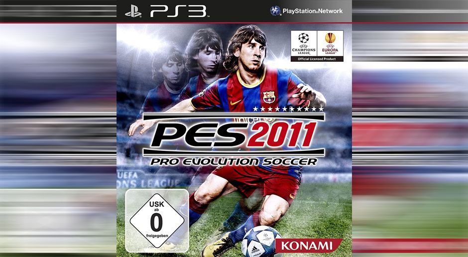 
                <strong>PES 2011</strong><br>
                Vorher stand Lionel Messi für die PES-Reihe. So auch für PES 2011, wo er alleine das Cover schmückt.
              